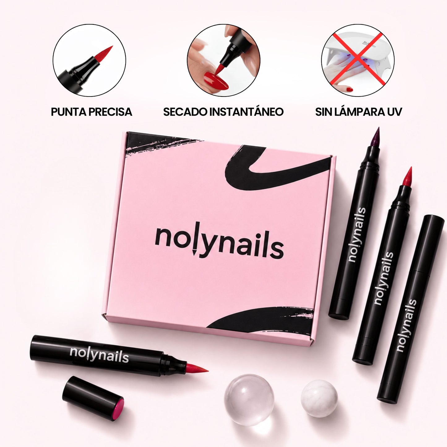 5 vernis à ongles stylo sans lampe UV | Nolynails™