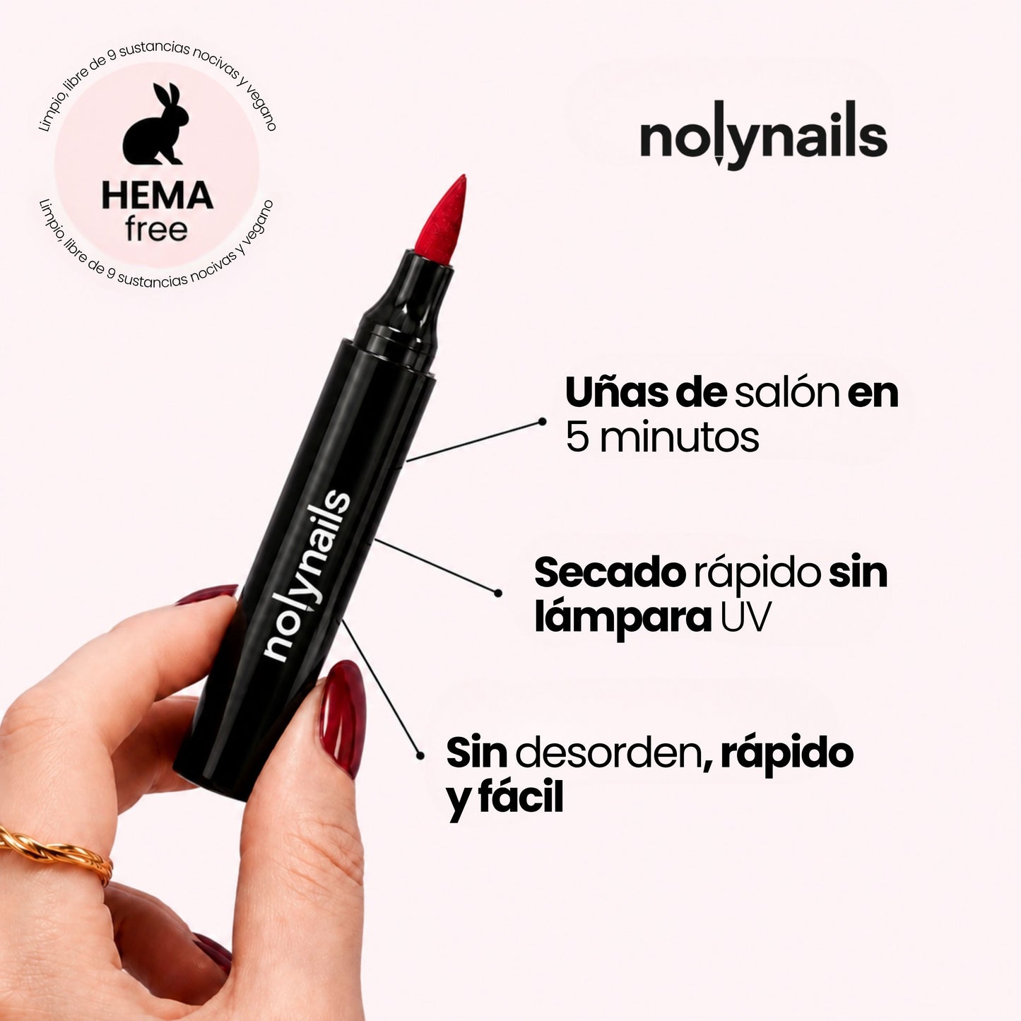 5 vernis à ongles stylo sans lampe UV | Nolynails™